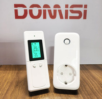 Thermostat de climatiseur avec télécommande et écran LCD, rétroéclairage vert pour système de maison intelligente, interrupteur à distance pour chauffage et refroidissement