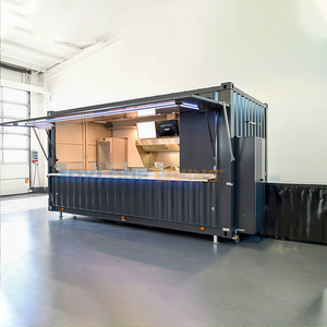 Conteneur de luxe en fibre de verre et aluminium avec cuisine, remorque alimentaire mobile, restaurant, café, confiserie à vendre - Product Image 1