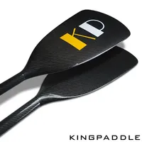 Pagaie de direction Kingpaddle en fibre de carbone haute résistance pour canoë à ailes OC02 - Pagaie de kayak pour eau de mer