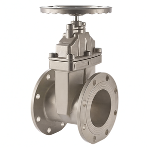 Vanne à opercule à bride en fonte ductile, 6 pouces, à tige montante, avec siège souple, siège résilient, pour eau haute température, avec volant - Product Image 2