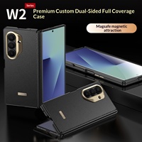 Étui de protection magnétique pliable pour Z Fold7 W26, avec anneau intégré, résistant aux chutes, pour PC professionnel