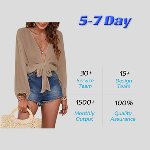 Copricostume da <span class=keywords><strong>donna</strong></span> in chiffon tinta unita con laccetti frontali e maniche lunghe, versatile per spiaggia e feste in piscina - Product Image 1