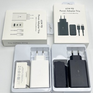 อะแดปเตอร์แปลงไฟแบบติดผนัง Universal 65W 3 พอร์ต USB C PD PPS ชาร์จเร็ว วัสดุ ABS ป้องกันไฟไหม้ สำหรับ Samsung Galaxy S22 S23 S24 S25 S26 - Product Image 2