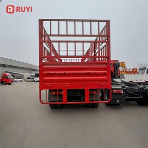 Truk Sinotruck Howo 4x2 300Hp 6 Roda Setir Kanan Bekas dari Cina, Truk Box Kargo untuk Kustomisasi - Product Image 3