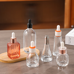 Flacon compte-gouttes en verre transparent vide de 15 ml, 30 ml, 1 oz, 1/2 oz <span class=keywords><strong>pour</strong></span> sérum de soin de la peau et gouttes <span class=keywords><strong>pour</strong></span> <span class=keywords><strong>les</strong></span> <span class=keywords><strong>yeux</strong></span> - Product Image 3