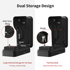 Caja Fuerte Inteligente Multiacceso KENRONE con Código Temporal Reutilizable a través de la Aplicación Tuya, Control Remoto para Alquileres de Largo Plazo - Product Image 5