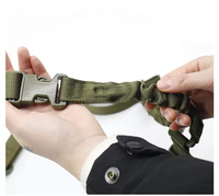 Sangle tactique robuste en nylon à point unique avec boucle à dégagement rapide, accessoire de chasse extérieur polyvalent et durable