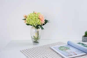 Nuevo diseño al por mayor 3D Dahlia plantas artificiales <span class=keywords><strong>de</strong></span> seda artificial flores para boda decoración del hogar - Product Image 2
