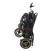 Nouveau fauteuil roulant électrique compact et léger en fibre de carbone pliable pour adultes, fauteuil roulant électrique pour personnes handicapées