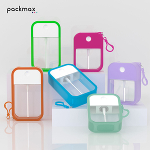 Popular 30ml 50ml 100ml PP Cosmetic Lotion Protective Sleeve Card-Type Case <b>Spray</b> Bottles Multiple Colors Portable - Product Image 1