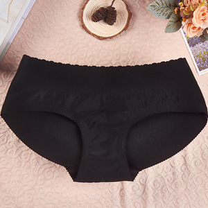원피스 원활한 엉덩이 리프팅 팬티 속옷 여성용 패딩 엉덩이 낮은 허리 부드러운 통기성 - Product Image 3