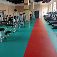 Revêtement de sol sportif Runsure en chlorure de polyvinyle résistant à l'usure, garantie 10 ans pour les terrains de tennis, compatible avec les surfaces en marbre, idéal pour l'Asie du Sud-Est