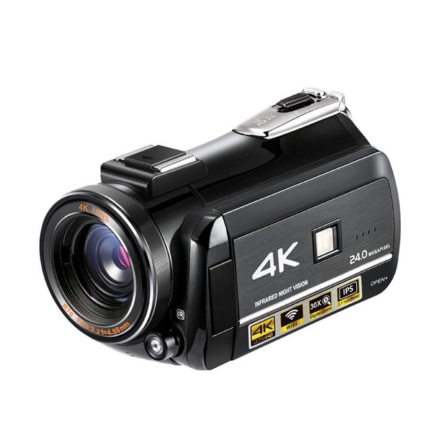 Vlogging Camera AC3 WiFi HD Video Camcorder IR Night Vision 4K Digital Touch Screen 24MP