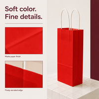 Sacs en papier kraft fins RTS avec logo personnalisé, livraison rapide, sacs à emporter légers pour sandwichs, pain, petites pochettes cadeaux avec poignées