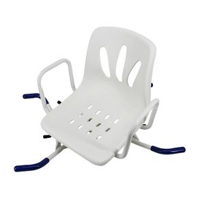 Chaise de douche pliable Science 360 Degree SC-1020A pour personnes âgées et handicapées avec poignées bleues - Product Image 2
