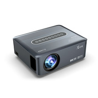 Proyektor LED X1 LCD terbaru, proyektor rumah pintar Amlogic T972 quad core 1080P android 9.0 OS 2g 16g memori dual wifi