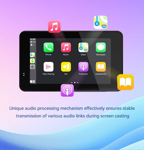 Portable <strong>5</strong> Inch Car for <strong>Player</strong> Waterproof Wireless CarPlay Built-In Speaker Mirror Link Built-in GPS Reversing Aid <strong>Android</strong> Auto - Product Image 3