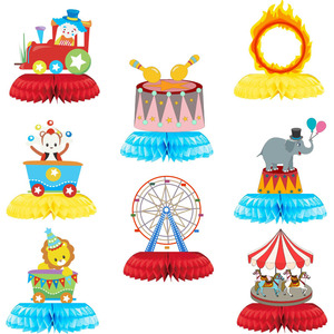 Joker <span class=keywords><strong>Carnaval</strong></span> Thème Fête Moderne Papier Ventilateur Nid D'abeille Cirque Anniversaire Scène Décoration <span class=keywords><strong>De</strong></span> Bureau - Product Image 2