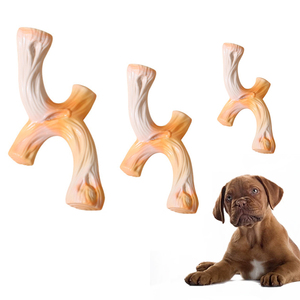 Jouet à mâcher pour chien en forme de X durable en PA, bâton de dentition pour chien pour soulager l'ennui et l'anxiété - Product Image 1