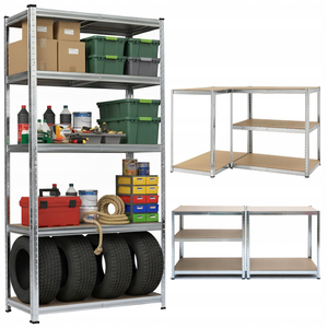 Estantería de Almacenamiento de Metal Sólido para Taller, 180x90x40 cm, 875 kg, 5 Niveles - Product Image 4