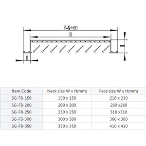 מזגן דקורטיבי מתכת קיר להחזיר אוויר vent גריל אלומיניום תריסים גג - Product Image 5