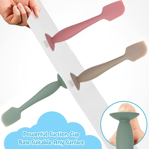 Espátula de silicona con ventosa para crema de pañales, aplicador de crema para pañales para bebés recién nacidos - Product Image 4