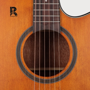 جيتار باس أكوستيك ZY-STD01 Rm Rainbow مقاس <span class=keywords><strong>41</strong></span> بوصة بتصميم كاتواي دريندوت، سطح علوي من خشب التنوب الصلب، ظهر وجوانب من خشب الماغومي، لوحة أصابع من خشب الورد - Product Image 2