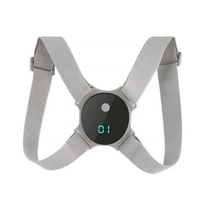 Soporte de espalda profesional unisex de nailon y elastano transpirable con sensor inteligente ajustable, corrector de postura anticurvatura para escuela primaria - Product Image 1