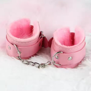 Esposas Sexuales de Cuero PU con Peluche, para Juegos de Bondage, Fetichismo, BDSM, para Hombres y Mujeres - Product Image 3