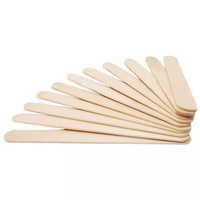 Bâtonnets de sucettes glacées et abaisse-langues en copeaux de bois écologiques faits à la main, outils personnalisés en gros pour les entreprises de crème glacée