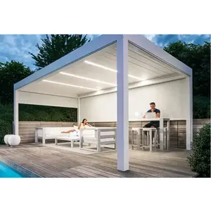 Factory Wholesale Summer House Aluminum Pergola Outdoor Gazebo For Garden