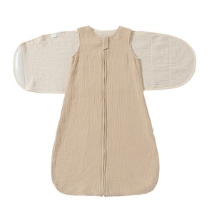 <span class=keywords><strong>Gigoteuse</strong></span> pour nouveau-né en <span class=keywords><strong>gaze</strong></span> <span class=keywords><strong>de</strong></span> <span class=keywords><strong>coton</strong></span> pur 4 couches, enveloppante anti-coup <span class=keywords><strong>de</strong></span> pied, avec boutons pour emmailloter les jambes, anti-sursaut - Product Image 2