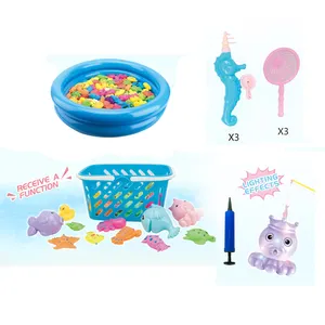 Fishing Pool Toys Indoor Outdoor Playing Game For Kids Magnetic Fishing Swimming Pool Toy