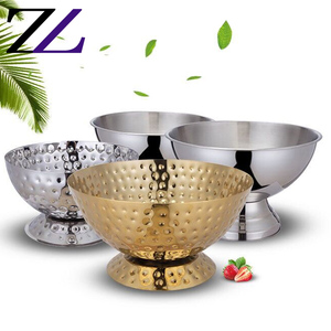 Seau <span class=keywords><strong>de</strong></span> refroidissement pour boissons gazeuses <span class=keywords><strong>de</strong></span> buffet élégant, vente en gros, support pour bière et jus, récipient à glace en acier - Product Image 6