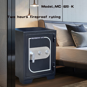 Weierxin Safe Original Factory Home Bank Office Panel inoxidable Acero sólido Cerradura <span class=keywords><strong>de</strong></span> doble llave Caja <span class=keywords><strong>de</strong></span> <span class=keywords><strong>seguridad</strong></span> <span class=keywords><strong>de</strong></span> depósito ignífugo - Product Image 3