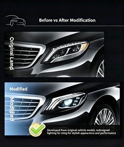 Feux avant <span class=keywords><strong>LED</strong></span> pour Mercedes Benz Classe S W222 2014-2017, directement de l'usine - Product Image 3