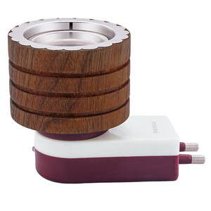 Wood Rectangle Shaped Handmade Oil <b>Lamp</b> <b>Heat</b> Convection Jelly -Water Calming Motion Gift Meditation Party Living Room Ambient - Product Image 1