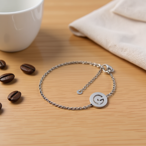 Bracciale in Acciaio Inossidabile G Tag, Catena Moda Monofacciale da 1 Cm - Product Image 3