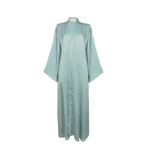 <strong>Abaya</strong> Us Uk Store <strong>Near</strong> <strong>Me</strong> Chador Robe Femme Luxury Silk Green Open Dubai <strong>Abaya</strong> - Product Image 3