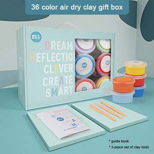 Arcilla Polimérica Superligera de 24/36 Colores, Plastilina No Tóxica, Juguetes para Niños, Arcilla de Secado al Aire Superligera - Product Image 2