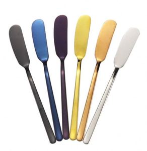 New Arrivals Durable Cheese Spreader Dessert Knifes Stainless Steel <b>Scraper</b> Butter Knife - Product Image 1