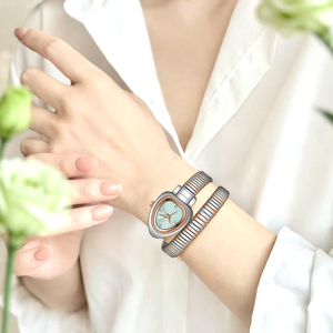 Montre de luxe romaine à diamants, accessoires de mode, bijouterie, montres pour femmes, vente en gros, montres à quartz serpent pour femme - Product Image 5