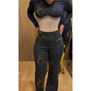 Logo personnalisé de haute qualité Double Compression <span class=keywords><strong>ceinture</strong></span> femmes <span class=keywords><strong>Latex</strong></span> taille formateur grande taille Shapewear minceur <span class=keywords><strong>ventre</strong></span> taille formateur - Product Image 4