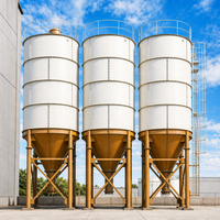 Silo a Spirale per Polveri, Serbatoio di Alimentazione per Attrezzature Edili, Silo Verticale in Acciaio Imbullonato per Cemento, Prezzo di Fabbrica, Alta Qualità, Durevole