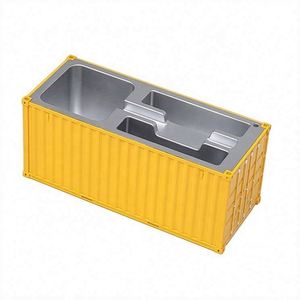 1:30 Container Shape Pen Holder Customized Plastic Desk Organizer <b>Gift</b> Box - Product Image 5