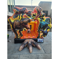 Château gonflable commercial en PVC pour enfants, trampoline dinosaure, maison de saut gonflable pour l'intérieur et l'extérieur