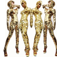 Combinaison miroir Mode Performance Événement Femmes Costumes/Danseur Tenues Miroir Combinaison Costume Pour Femmes