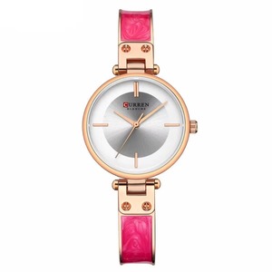 Vintage Fashion Ladies Quartz Watch Minimalist Black Dial Gold Tone Marbled Bracelet Waterproof Elegant Dress Watch - Product Image 4