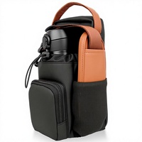 Sac de sport magnétique en denim avec poche pour téléphone, bandoulière, porte-bouteille d'eau et 4 petits compartiments pour la salle de sport (unisexe)