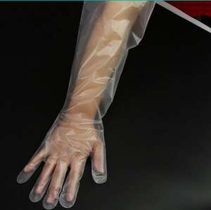 Пластиковые перчатки одноразовые с длинными рукавами LDPE перчатка для ветеринарного использования искусственное оплодотворение - Product Image 2